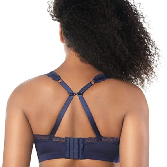 PARFAIT Dalis Racerback Bralette Navy 34FF - Picture 2 of 10